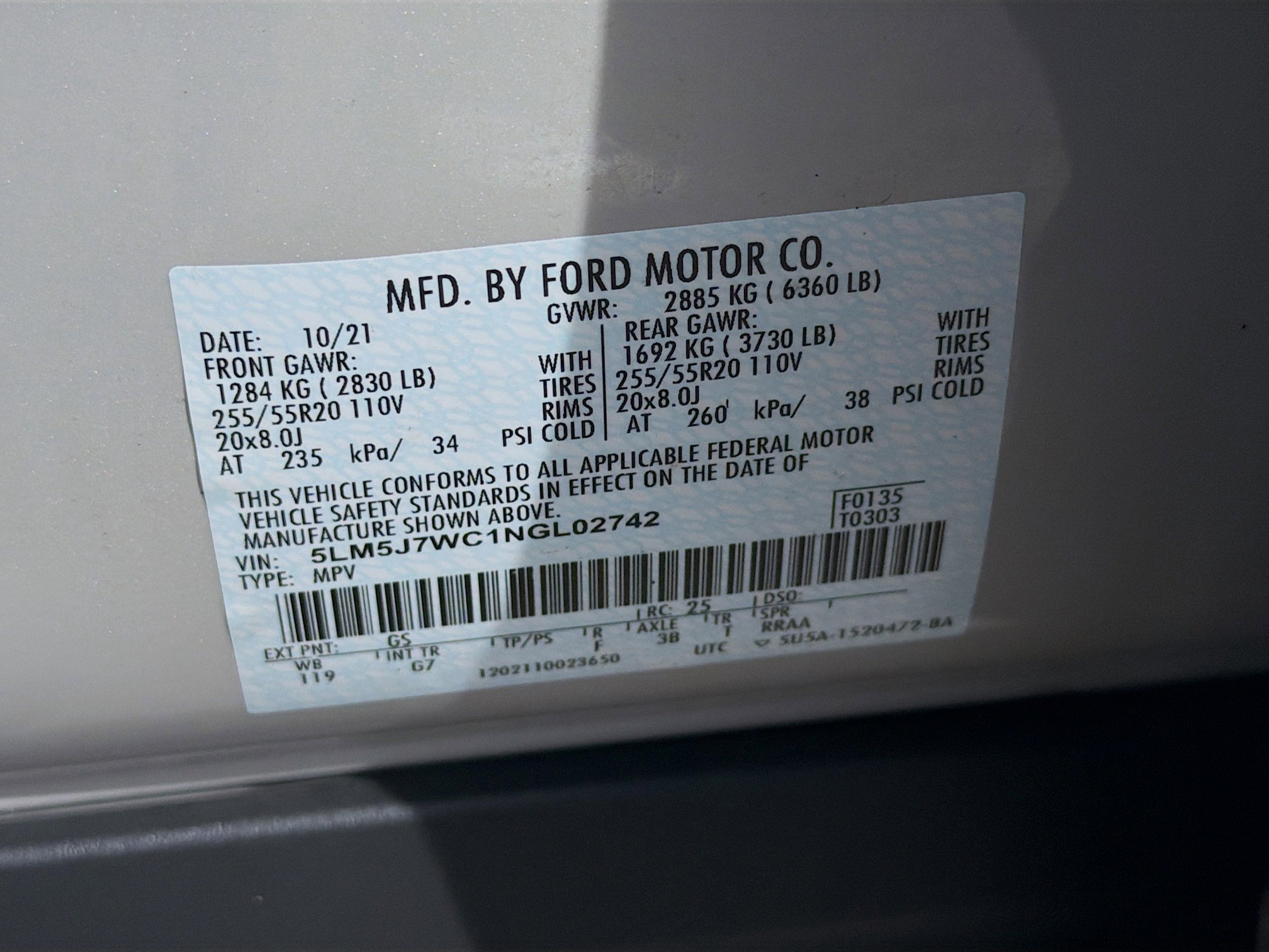 Used 2022 Lincoln Aviator Reserve image 39