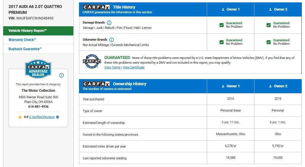 Used 2017 Audi A6 2.0T Premium image 15