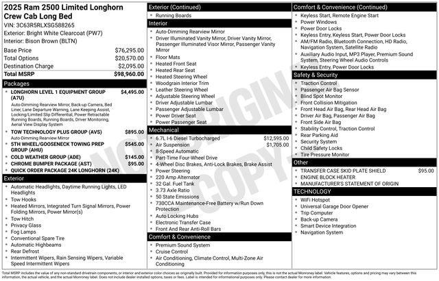New 2025 RAM 2500 Limited image 31