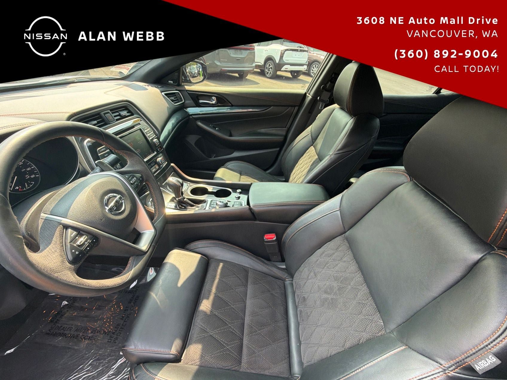 Used 2021 Nissan Maxima SR w/ Sport Mat Group FWD image 10