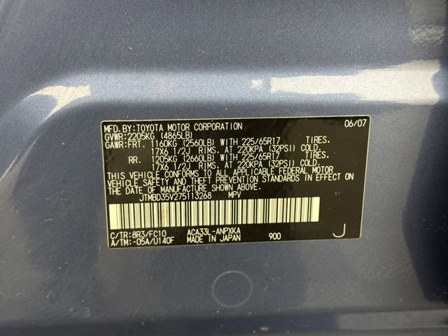 Used 2007 Toyota RAV4 4WD w/ 3rd Row image 25
