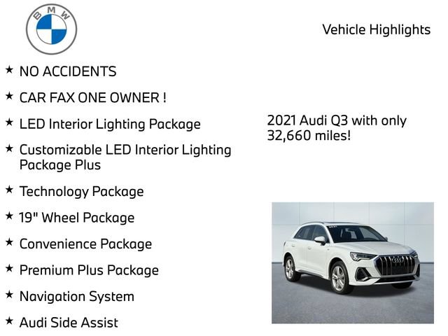 Used 2021 Audi Q3 2.0T Premium Plus w/ Premium Plus Package AWD/4WD image 9