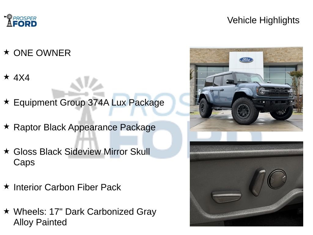 Certified 2025 Ford Bronco Raptor AWD/4WD image 5
