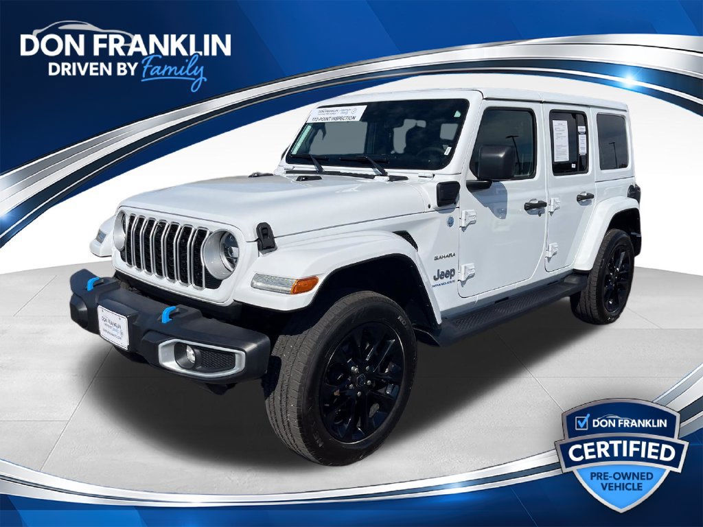 Used 2024 Jeep Wrangler Unlimited Sahara w/ Technology Group AWD/4WD 360° Tour