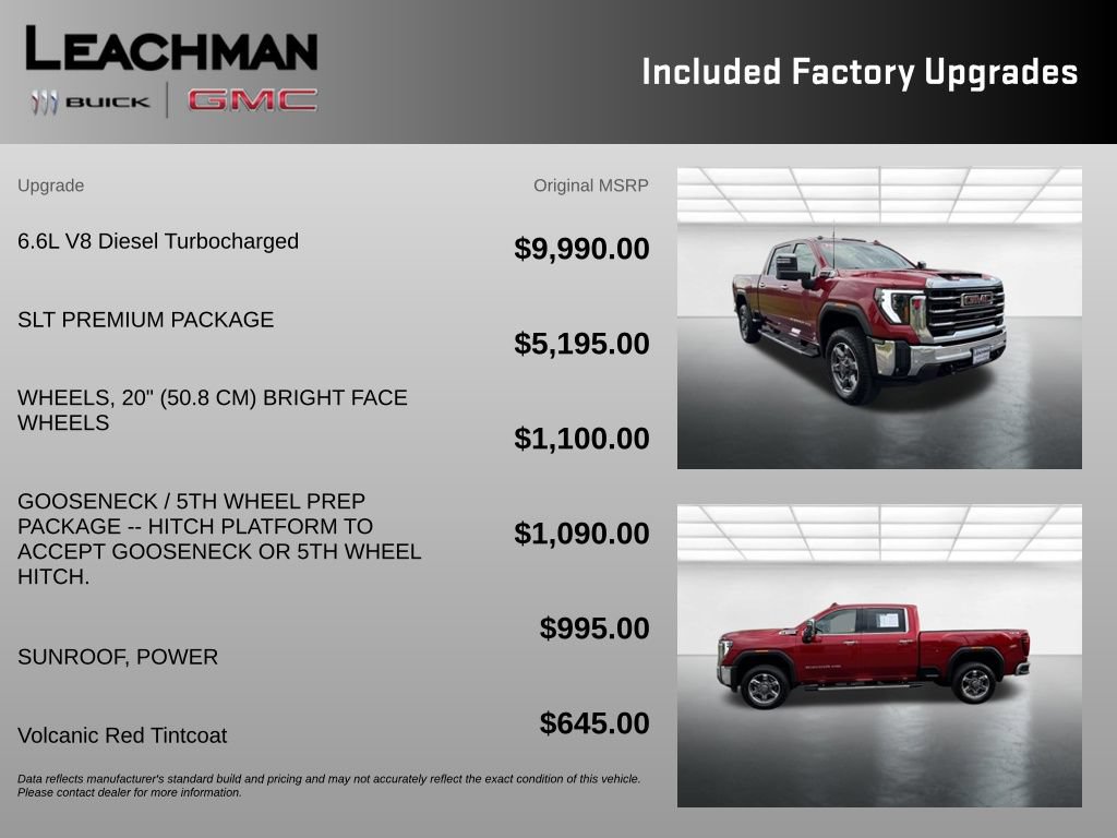 Certified 2025 GMC Sierra 2500 SLT w/ SLT Premium Package AWD/4WD image 10