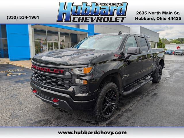 Used 2023 Chevrolet Silverado 1500 Custom Trail Boss w/ LPO, Dark Essentials Package AWD/4WD image 1