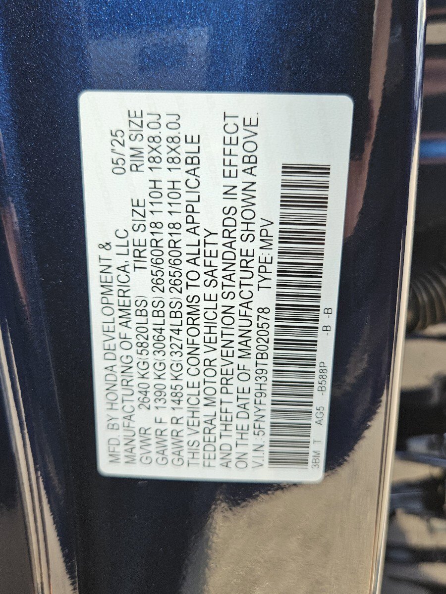 New 2026 Honda Passport RTL image 21