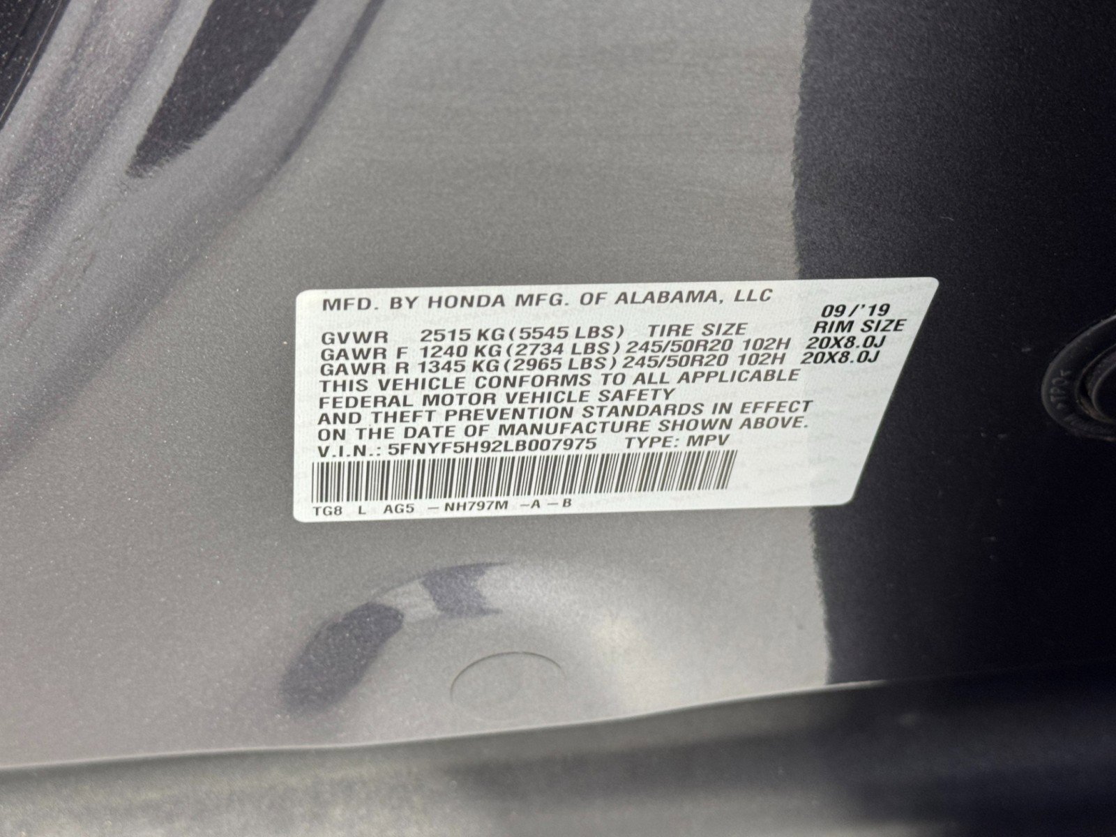 Used 2020 Honda Pilot Touring image 46