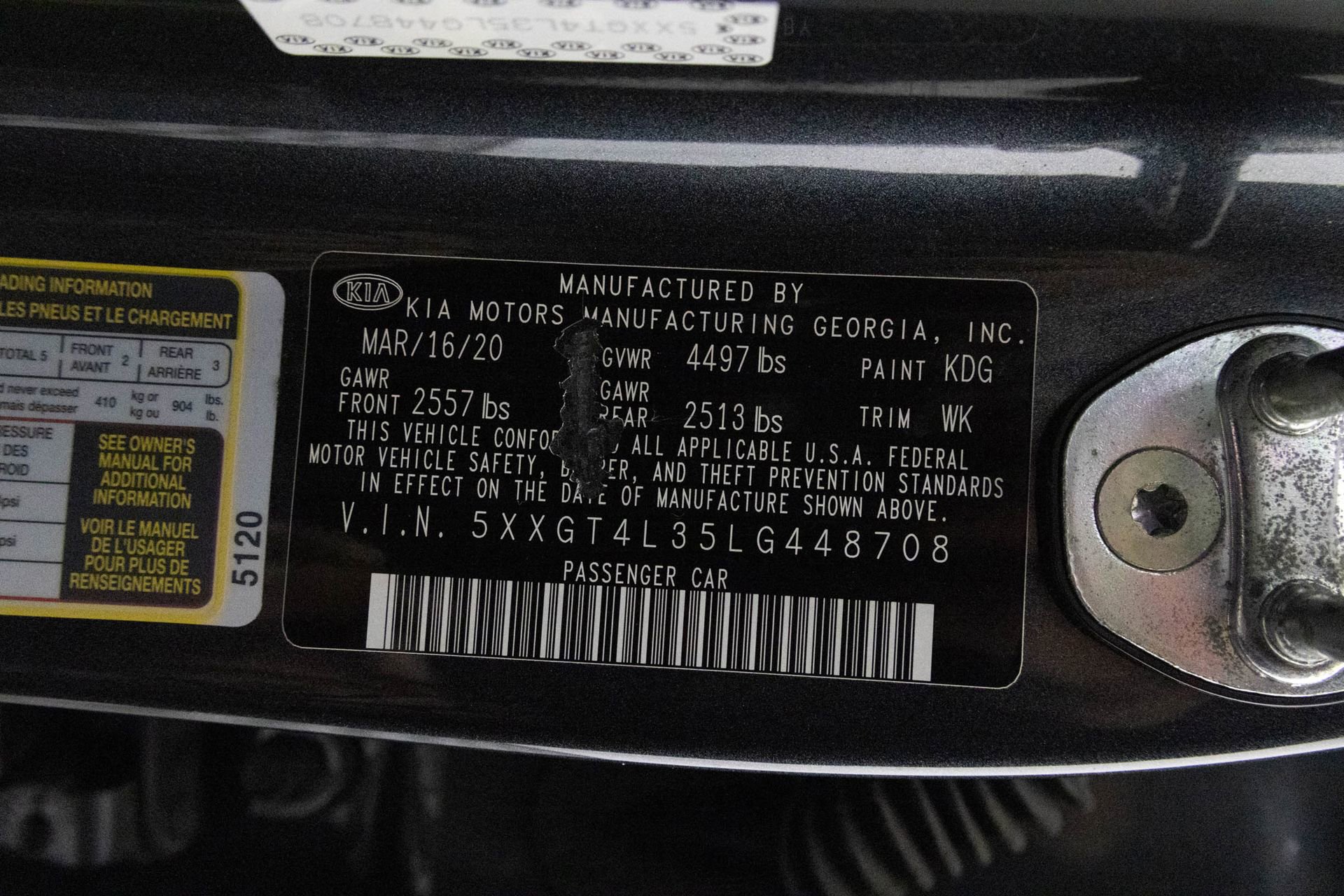 Used 2020 Kia Optima LX image 42