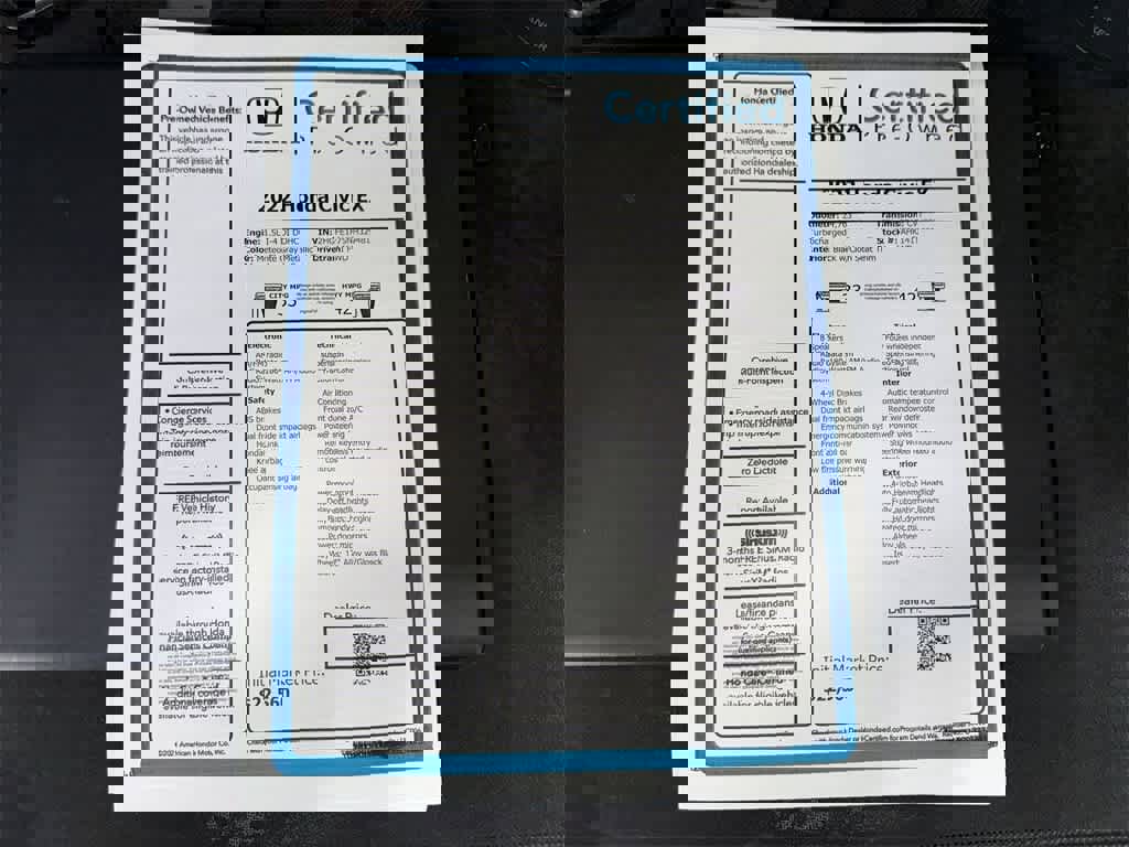 Used 2022 Honda Civic EX image 13