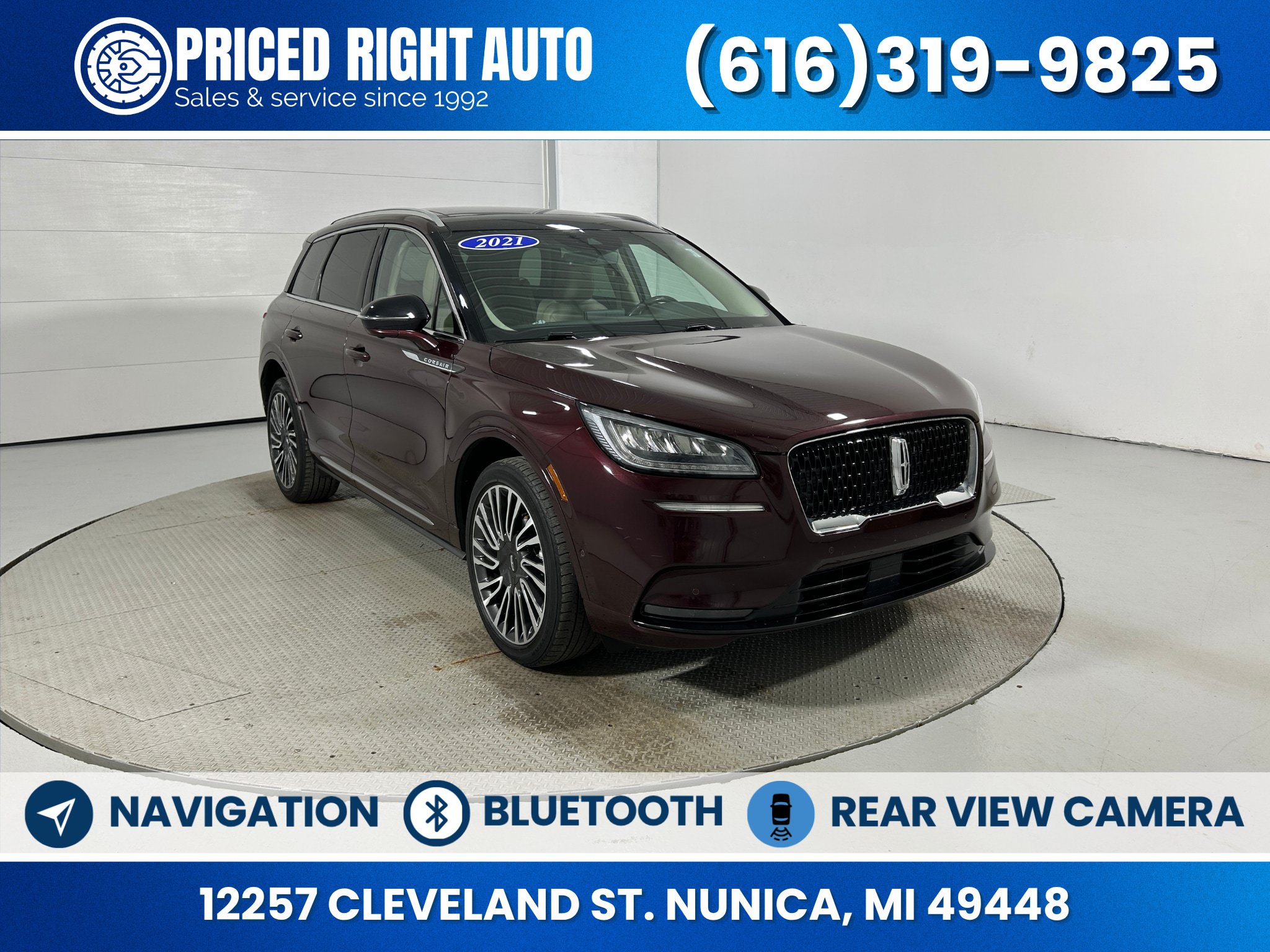 Used 2021 Lincoln Corsair Reserve w/ Equipment Group 201A
