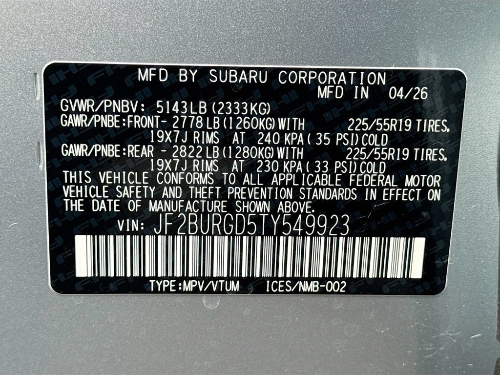 New 2026 Subaru Outback Limited XT AWD/4WD image 30