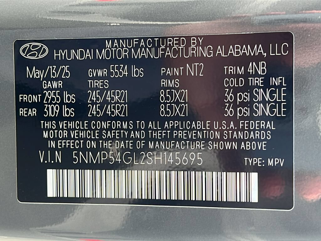 Certified 2025 Hyundai Santa Fe Calligraphy FWD image 24