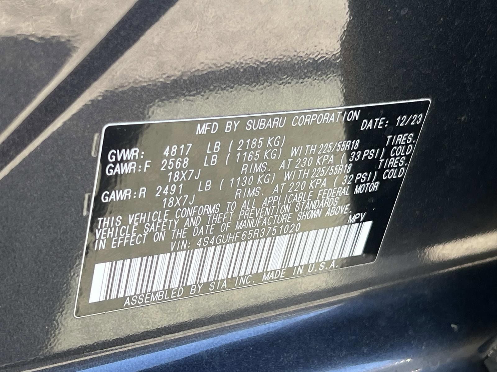 Certified 2024 Subaru Crosstrek 2.5i Sport w/ Crosstrek Mirror Package AWD/4WD image 34