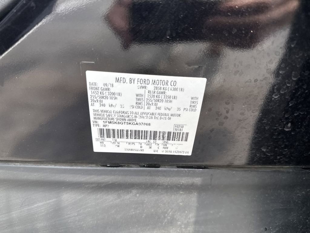 Used 2019 Ford Explorer Sport w/ Equipment Group 401A AWD/4WD image 28