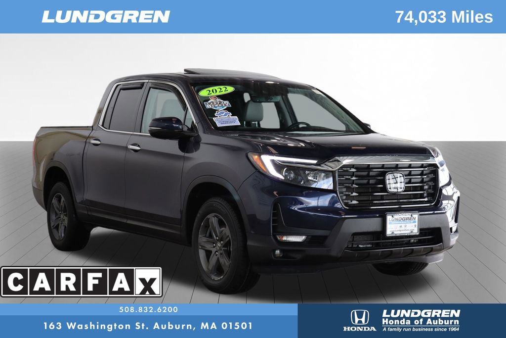 Used 2022 Honda Ridgeline RTL-E