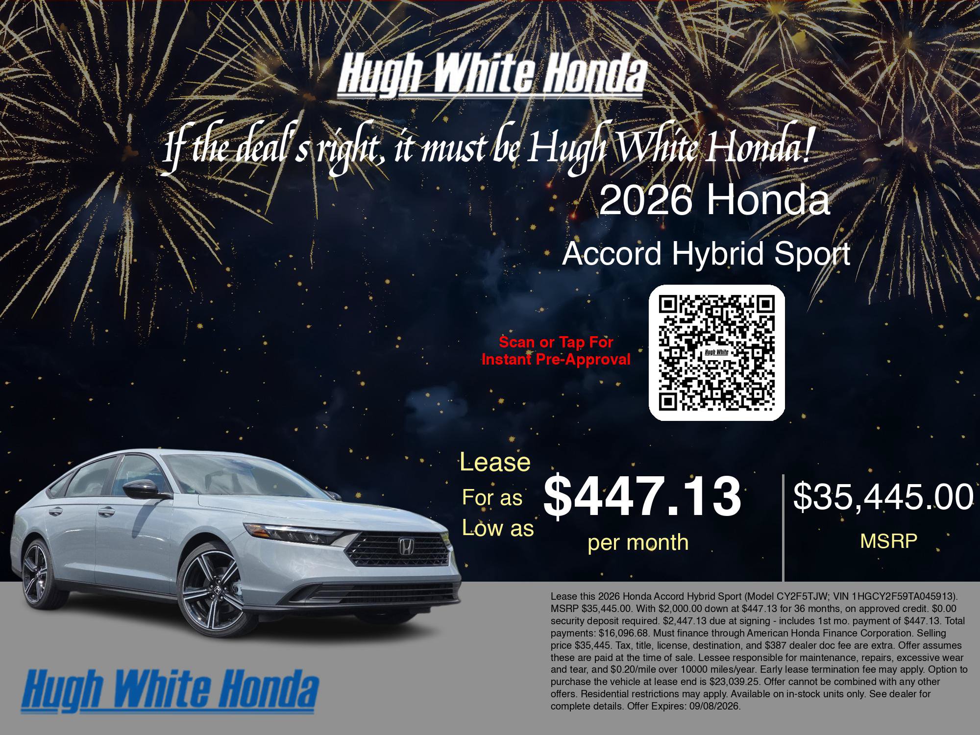 New 2026 Honda Accord Sport image 3