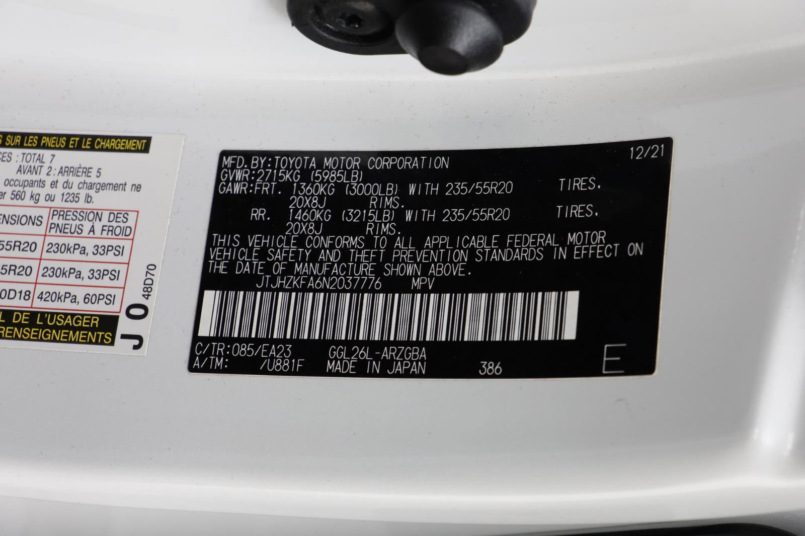 Used 2022 Lexus RX 350L Premium image 24