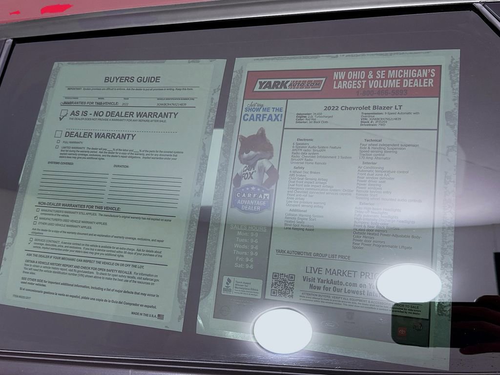 Used 2022 Chevrolet Blazer LT image 13