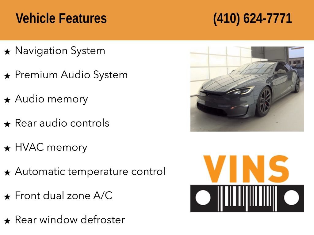 Used 2022 Tesla Model S Plaid AWD/4WD image 5