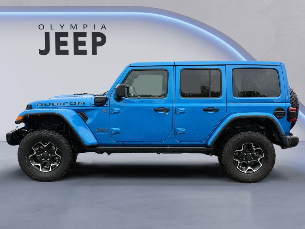 Used 2021 Jeep Wrangler Unlimited Rubicon 4xe w/ Steel Bumper Group image 2
