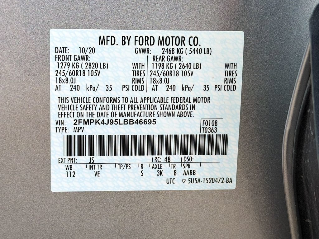 Used 2020 Ford Edge SEL w/ Cold Weather Package AWD/4WD image 32