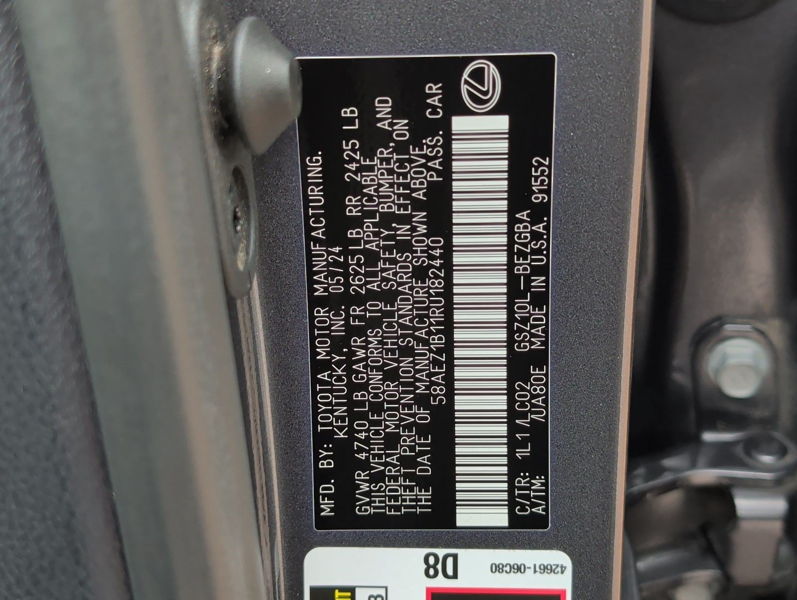 Used 2024 Lexus ES 350 w/ Technology Package FWD image 31