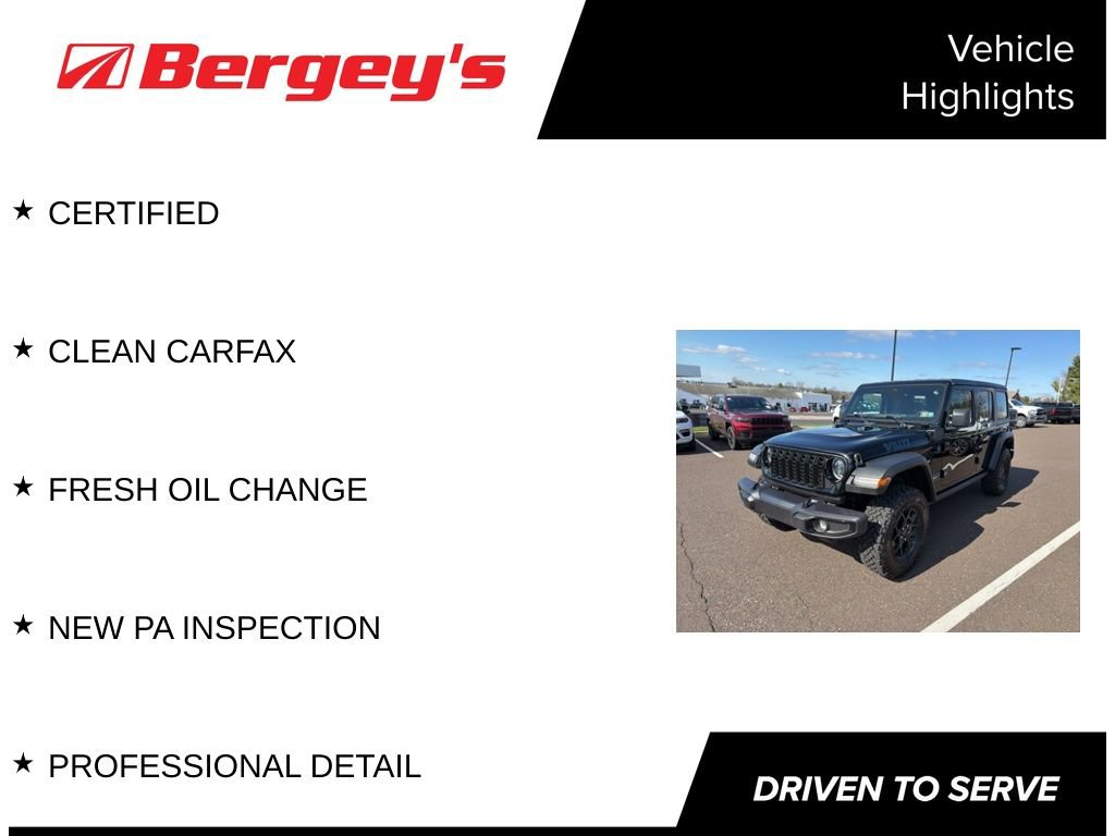 Certified 2025 Jeep Wrangler Unlimited Sport S 4xe image 5