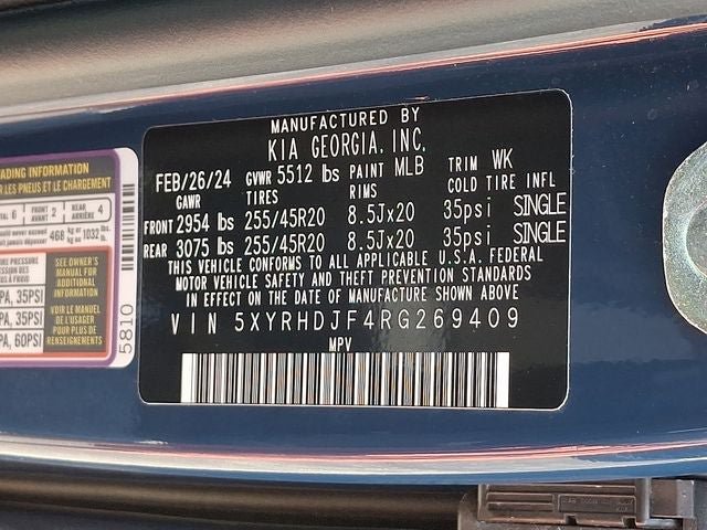 Certified 2024 Kia Sorento X-Line EX AWD/4WD image 27