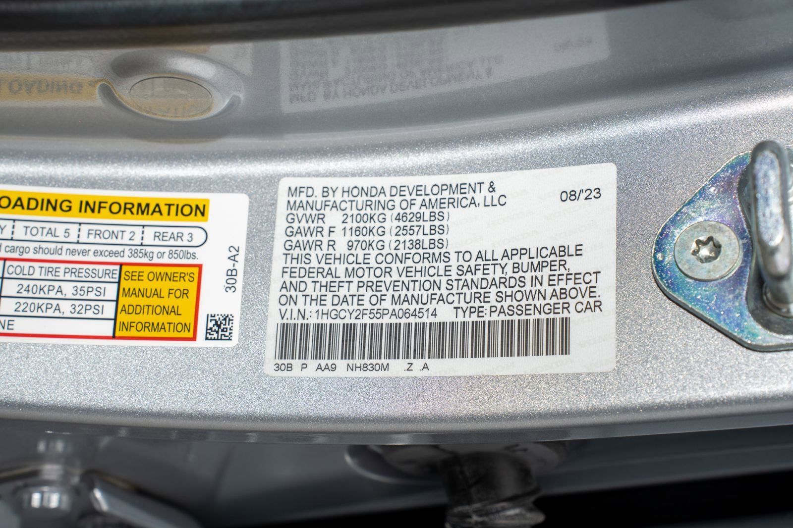 Certified 2023 Honda Accord Sport image 38