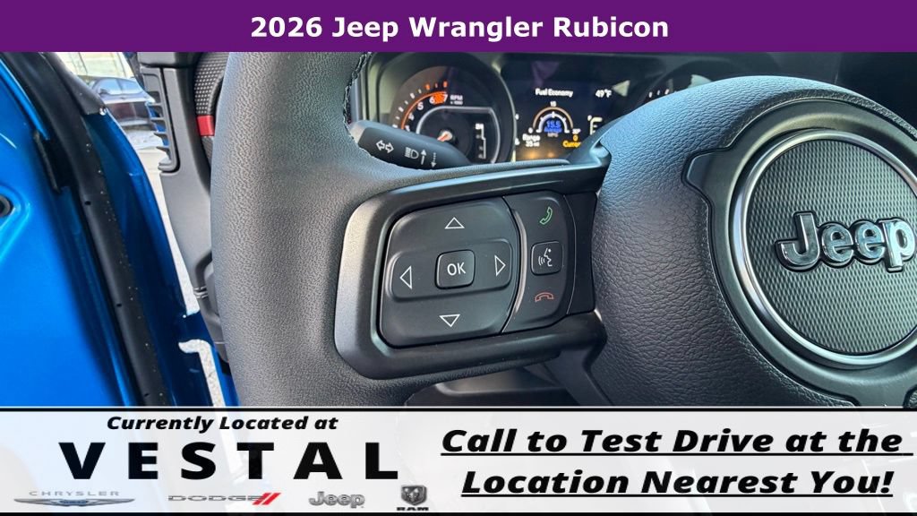 New 2026 Jeep Wrangler Unlimited Rubicon w/ Whitecap Package AWD/4WD image 46