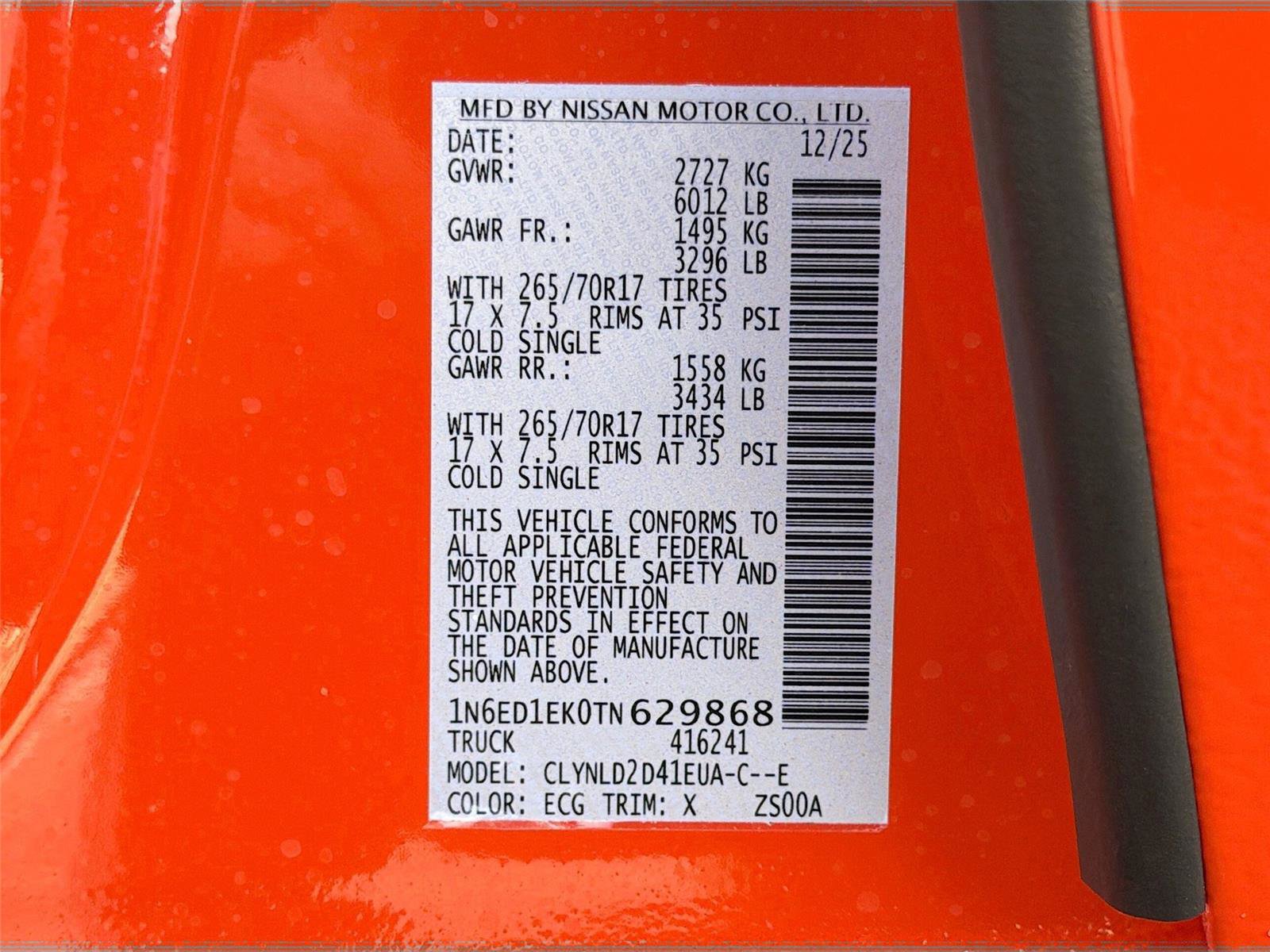 New 2026 Nissan Frontier PRO-4X w/ Pro-4x Convenience Package image 30