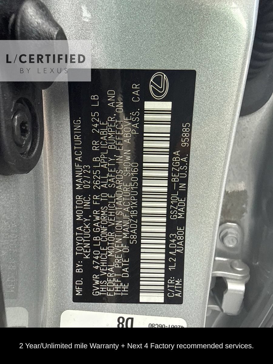 Used 2023 Lexus ES 350 w/ Premium Package FWD image 18
