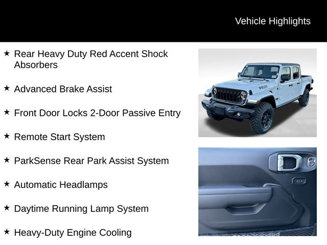 New 2026 Jeep Gladiator Sport AWD/4WD image 15