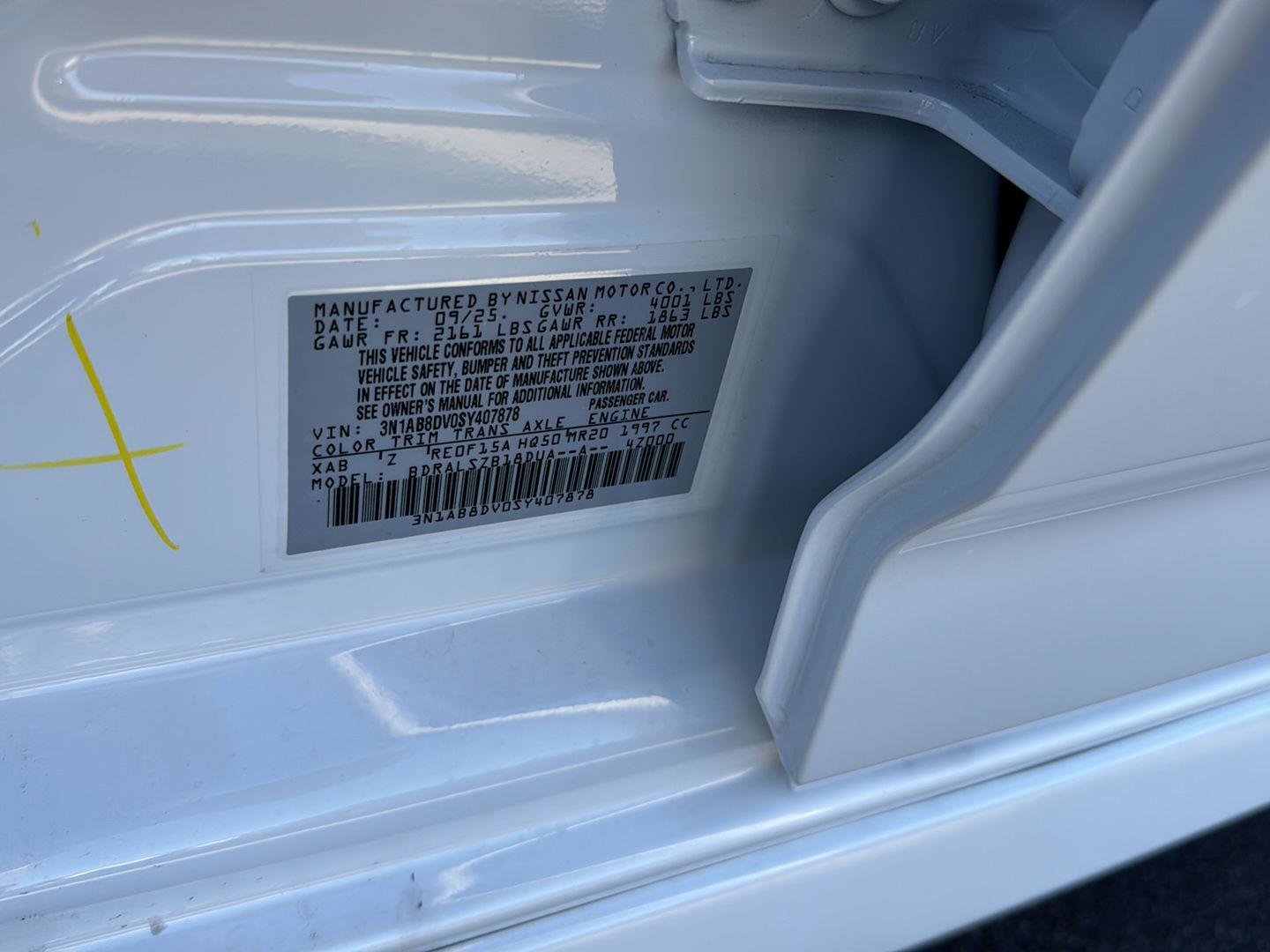 New 2025 Nissan Sentra SR w/ SR Premium Package image 33