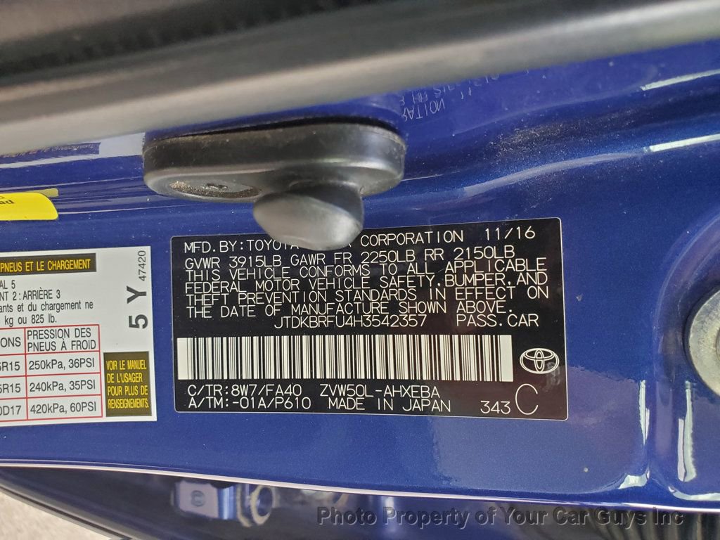 Used 2017 Toyota Prius Two FWD image 28