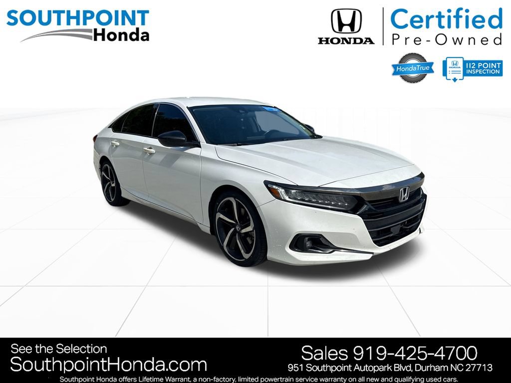 Certified 2021 Honda Accord Sport Special Edition