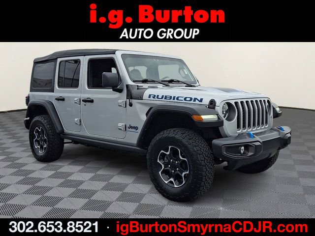 Used 2023 Jeep Wrangler Unlimited Rubicon 4xe w/ Cold Weather Group image 1