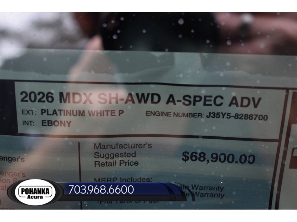 New 2026 Acura MDX A-Spec w/ Advance Package AWD/4WD image 40
