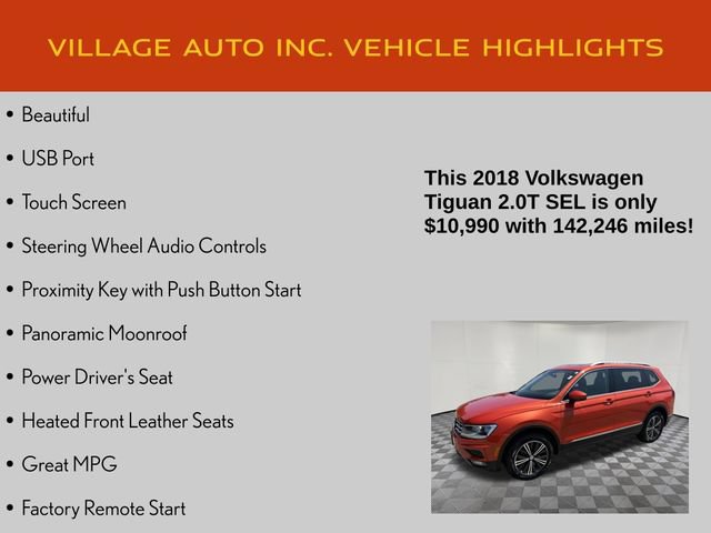 Used 2018 Volkswagen Tiguan SEL AWD/4WD image 7