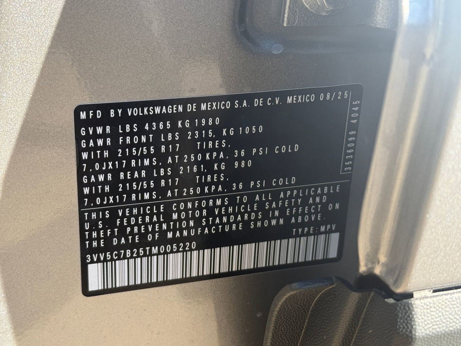 New 2026 Volkswagen Taos S image 19