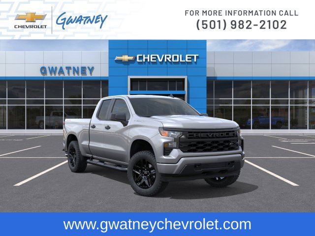 New 2026 Chevrolet Silverado 1500 Custom w/ Turbomax Blackout Package AWD/4WD image 1