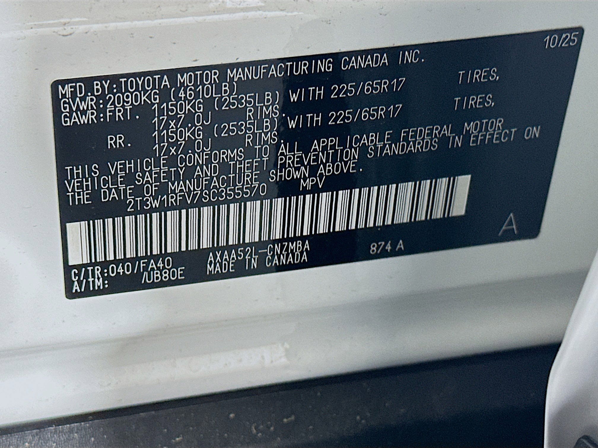 Used 2025 Toyota RAV4 XLE w/ Convenience Package image 12