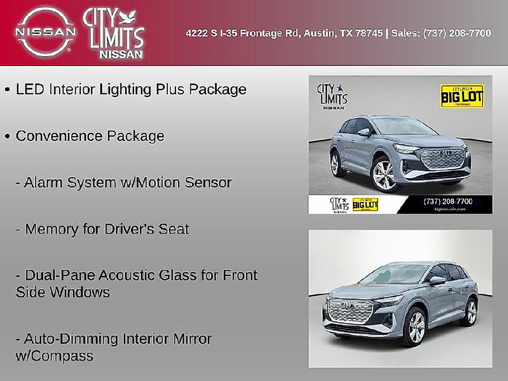 Used 2023 Audi Q4 e-tron Premium Plus AWD/4WD image 6