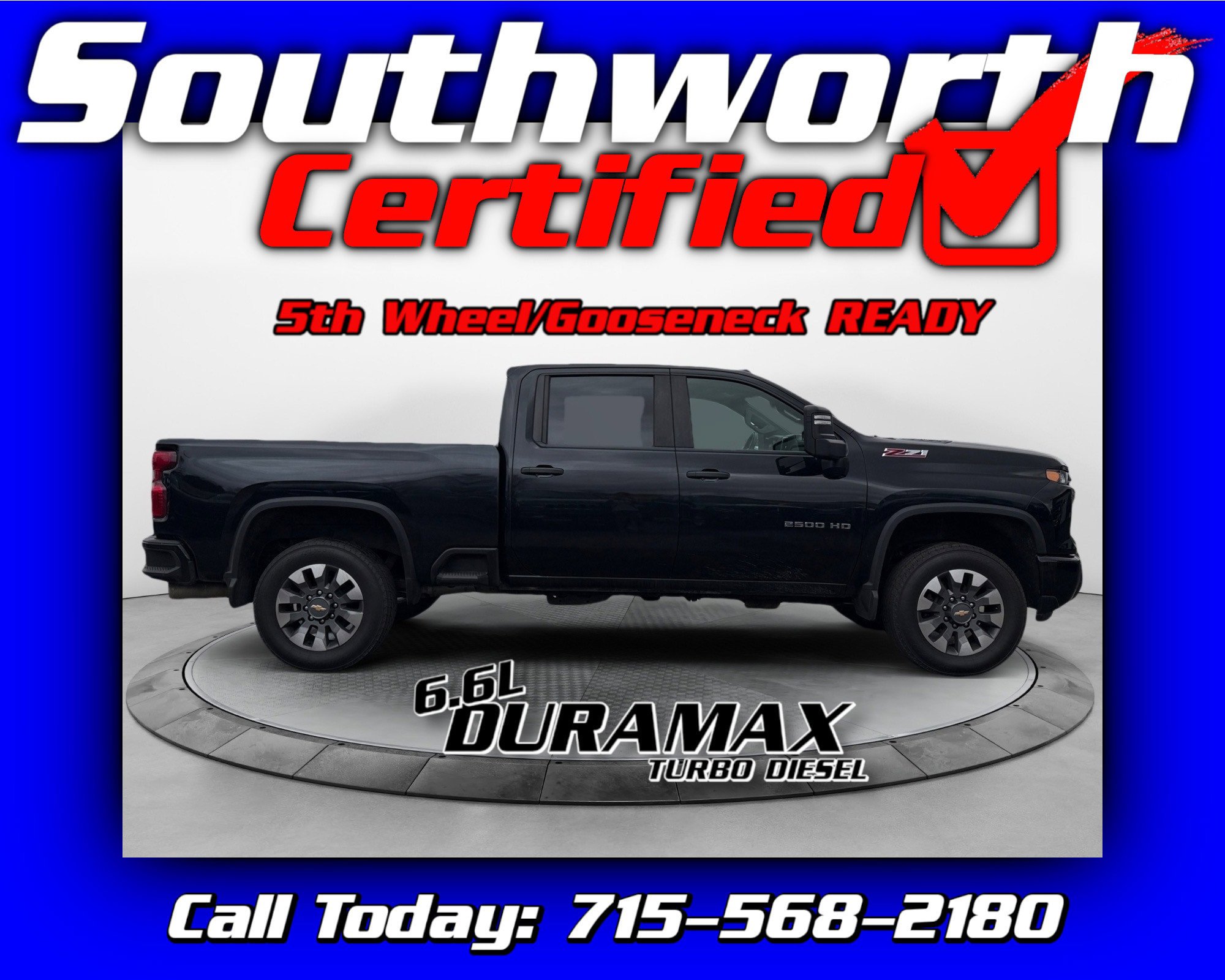 Used 2024 Chevrolet Silverado 2500 Custom w/ Custom Value Package image 1