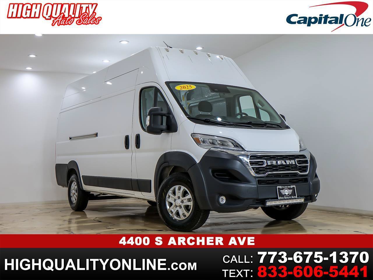 Used 2025 RAM ProMaster 3500 w/ Quick Order Package 22G SLT