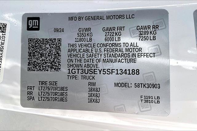 New 2025 GMC Sierra 3500 Pro w/ Snow Plow Prep/Camper Package image 12