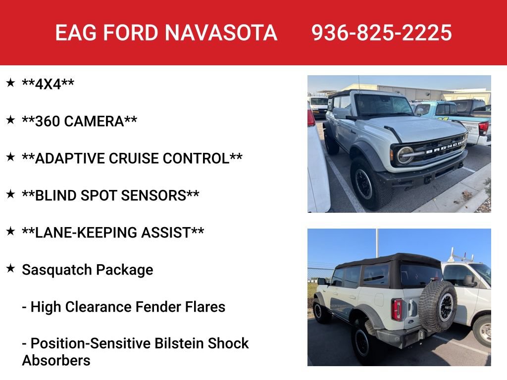 Used 2022 Ford Bronco Outer Banks w/ Sasquatch Package AWD/4WD image 8