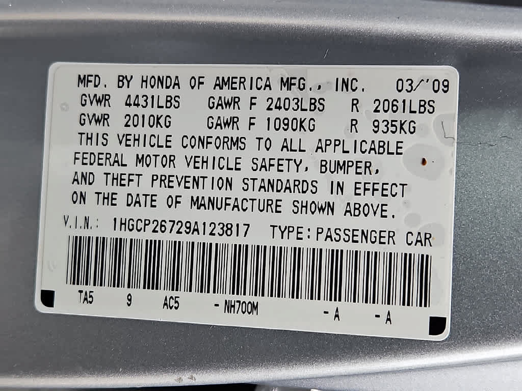 Used 2009 Honda Accord EX image 26