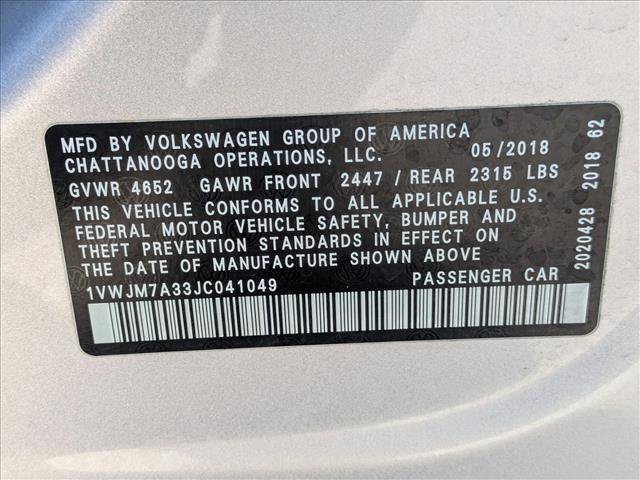 Used 2018 Volkswagen Passat GT image 23